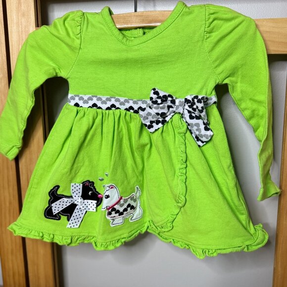 💚 Nannette Kids 2-Piece Dog Appliqué Outfit (12M) - Picture 5 of 8